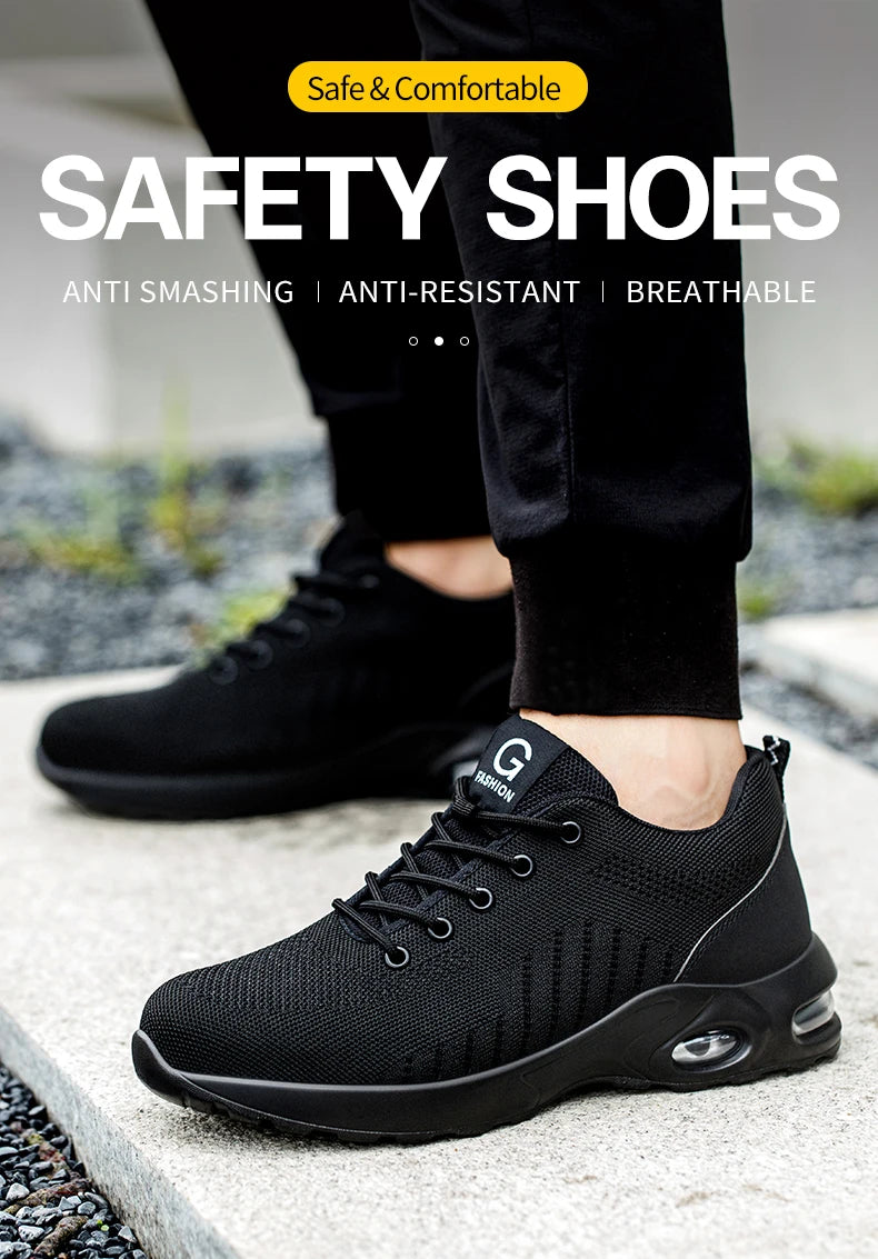 Air Cushion Safety Sneakers