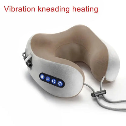 2 in 1 Portable Neck Massager U Shaped Pillow