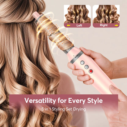 5 in 1 Hot Air Styler Wrap with Auto Curlers