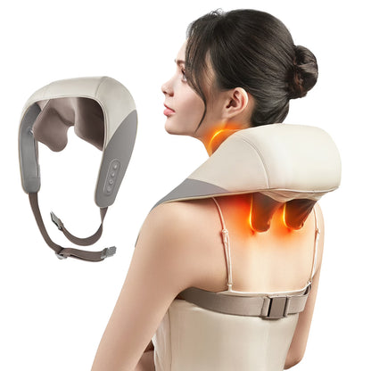 Shiatsu Back Shoulder and Neck Massager with Heat
