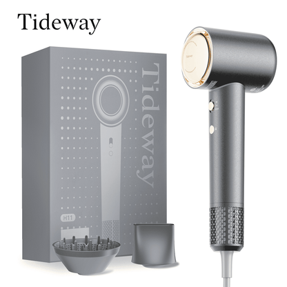 Tideway H11 Hair Dryer with Diffuser Black