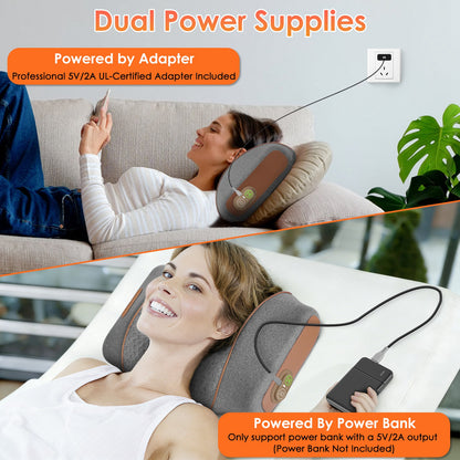 3-in-1 Neck Massager Pillow with Heat Compression