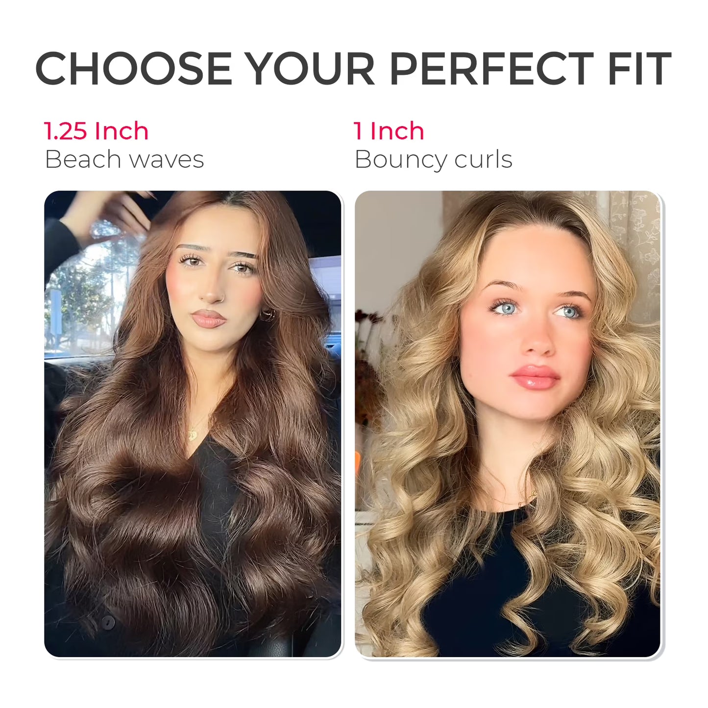 TYMO CURLPRO Automatic Curling Iron 1 Inch Gray