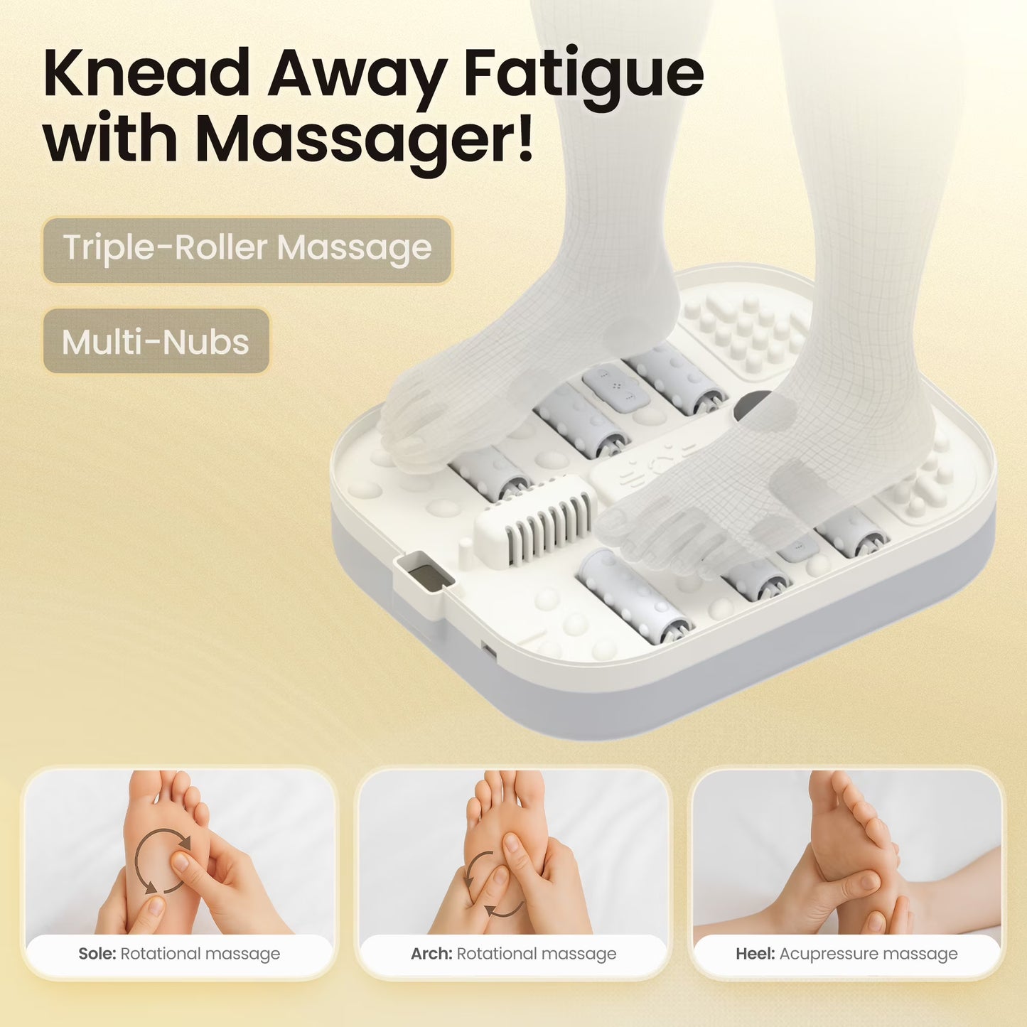 MaxKare Collapsible Foot Spa Bath with Heat Massage