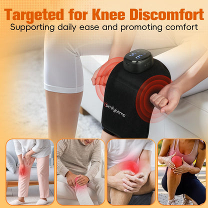 Comfytemp Cordless Knee Massager with Heat Vibration