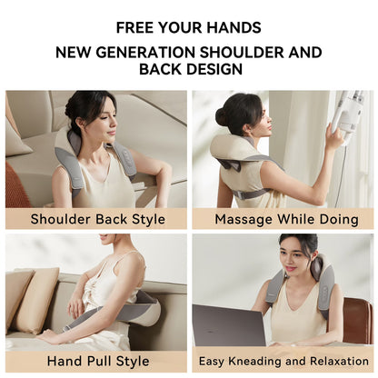 Shiatsu Back Shoulder and Neck Massager with Heat