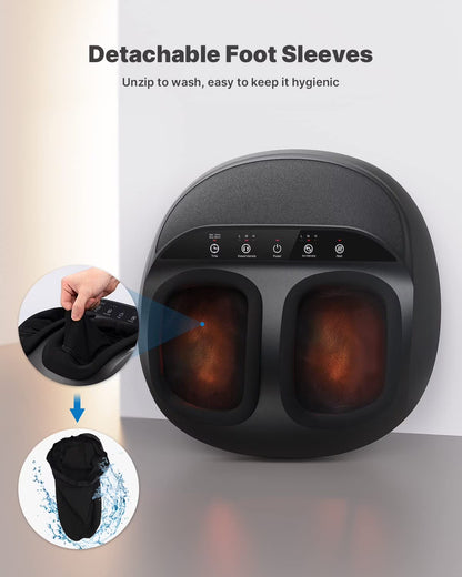RENPHO Foot Massager Machine with Heat Shiatsu Massage