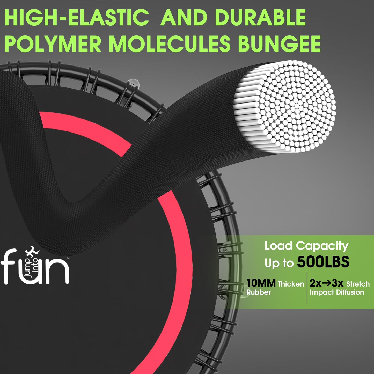 40 Inch Foldable Mini Trampoline Fitness Rebounder